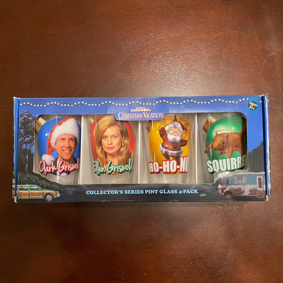 New National Lampoon's Christmas Vacation Collector Pint Glass Set - Picture 4 of 8